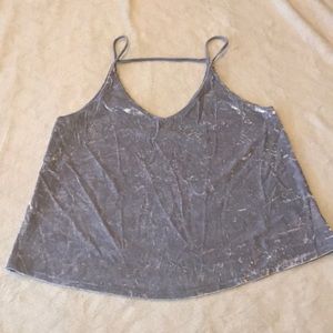 American Eagle velvet tank